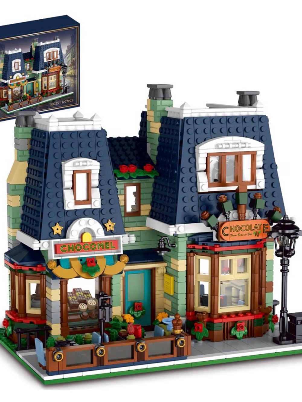 Chocolate Factory Modular Building Block Set 1707 Pieces LEGO-Compatible NIB